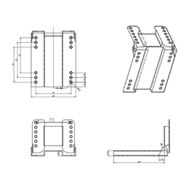 VESA Abdeckung und Haltewinkel fr SD800